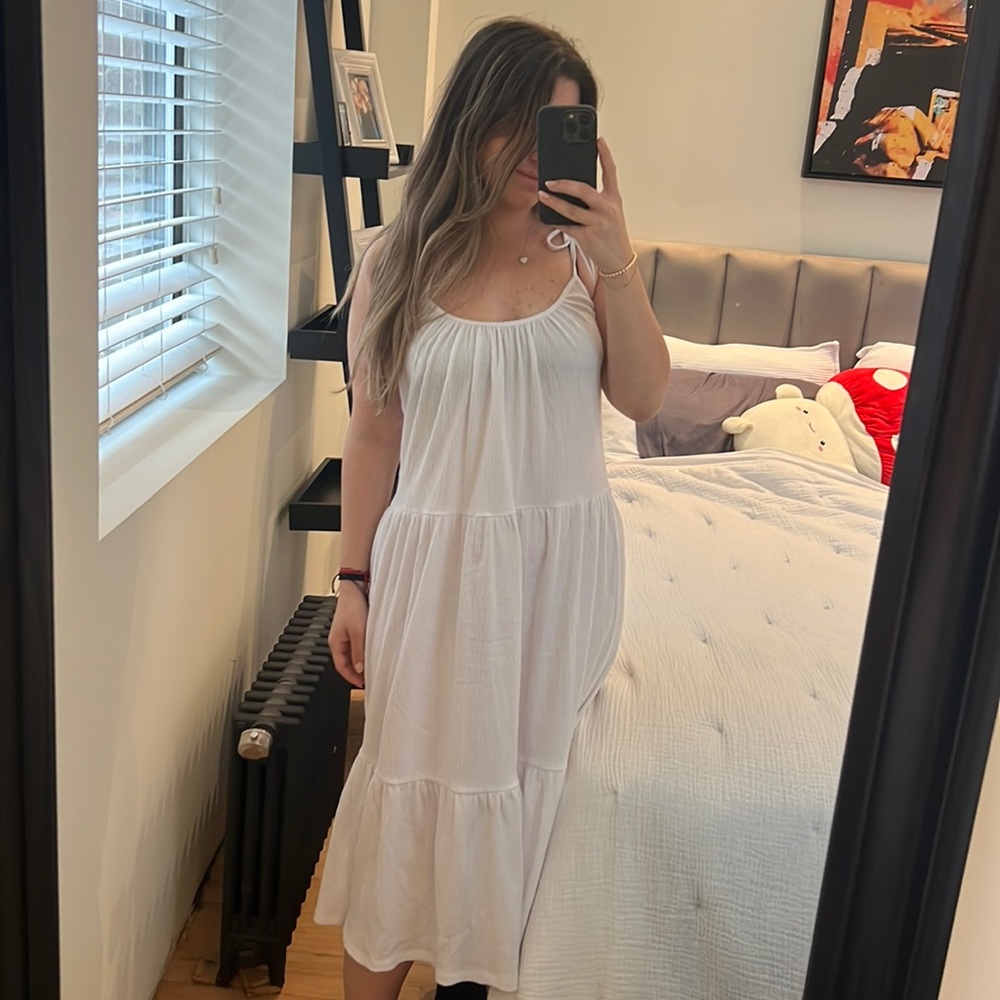 Michael Kors white maxi dress